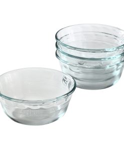 Pyrex 4-piece 10-ounce Custard Cup Set
